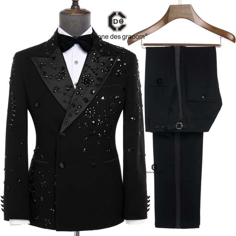 Midnight Embellished Grandeur Tuxedo