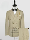 Light Tan Double-Breasted Classics Suit